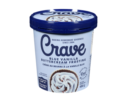 Blue Vanilla Buttercream Frosting - 480.0 G