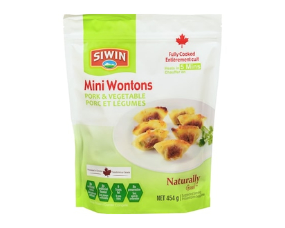 Siwin Pork & Vegetable Mini Wontons - 454.0 G