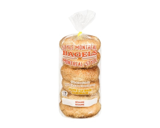 Brossard bagel sésame emb. de 6 - 480.0 G