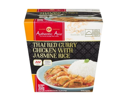 Charoen Pokphand Red Curry Chicken With Jasmine Rice - 350.0 G