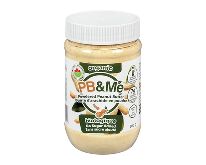 PB&Me Beurre d’arachide en poudre biologique, Keto, sans sucre ajouté - 200.0 G