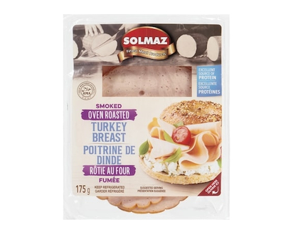 Solmaz Halal Turkey Breast Smoked Oven Roasted - 175.0 G