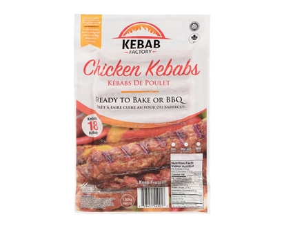 Kebab Factory Medium Chicken Kebabs - 1.02 KG