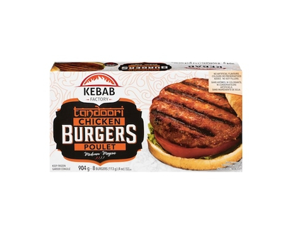 Kebab Factory Burgers Tandoori Chicken Medium - 904.0 G