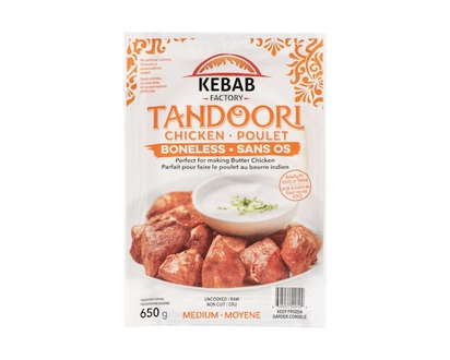 Kebab Factory Tandoori Chicken Boneless Medium - 650.0 G