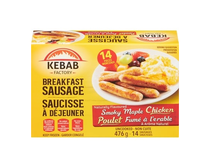 Breakfast Sausage Naturally Flavoured Smoky Maple Chicken - 476.0 G