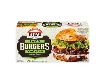 Kebab Factory Lamb Burgers Medium - 678.0 G