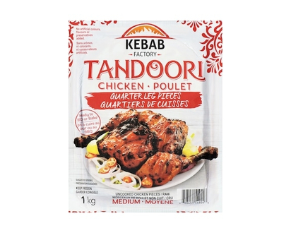 Kebab Factory Tandoori Chicken Quarter Leg Pieces - 1.0 KG