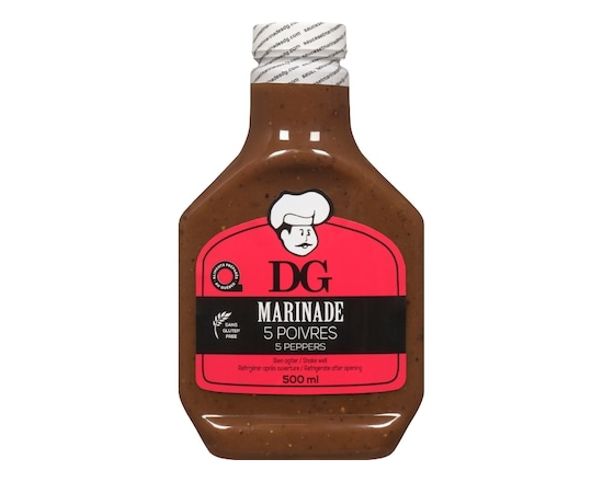 DG Marinade 5 poivres - 500.0 ML