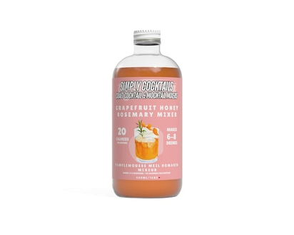 Simply Cocktails Handcrafted Cocktail Mixers Grapefruit Honey Rosemary - 480.0 ML