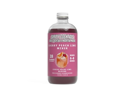 Simply Cocktails Handcrafted Cocktail Mixers Cherry Peach Lime - 480.0 ML