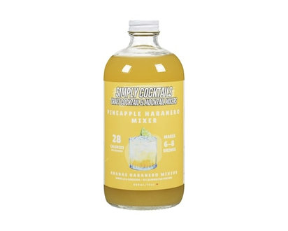 Simply Cocktails Handcrafted Cocktail Mixers Pineapple Lime Habanero - 480.0 ML