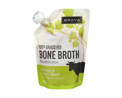 Beef Bone Broth Parsley & Cumin Organic - 500.0 ML