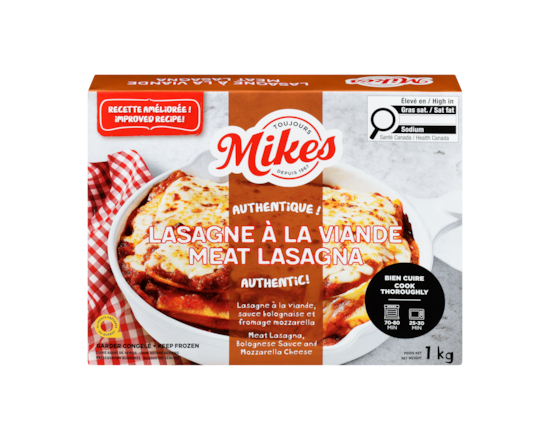 Mikes À La Viande Lasagne - 1.0 KG