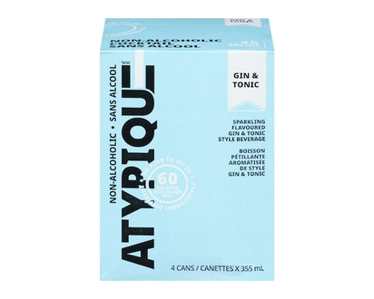 Atypique Cocktail sans alcool gin & tonic - 355.0 ML