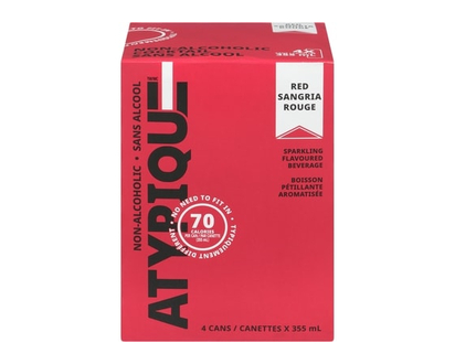 Atypique Sparkling Flavoured Beverage Red Sangria - 355.0 ML