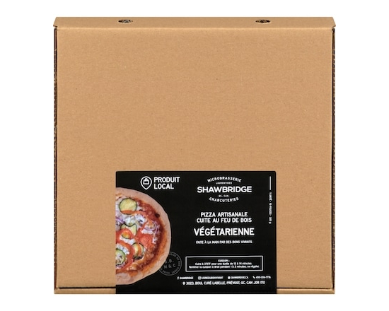 Shawbridge Pizza artisanale cuite au feu de bois végétarienne 10 pouces - 325.0 G