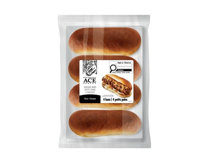 ACE Classic Gourmet Sausage Buns - 340.0 G