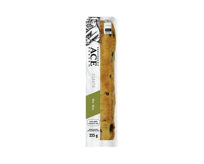 Boulangerie ACE Ciabatta aux olives - 225.0 G