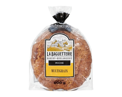 La Baguetterie Multigrain Miche Sliced - 600.0 G