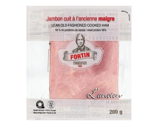 L. Fortin Fortin Jambon Cuit Mgr Preemb - 200.0 G