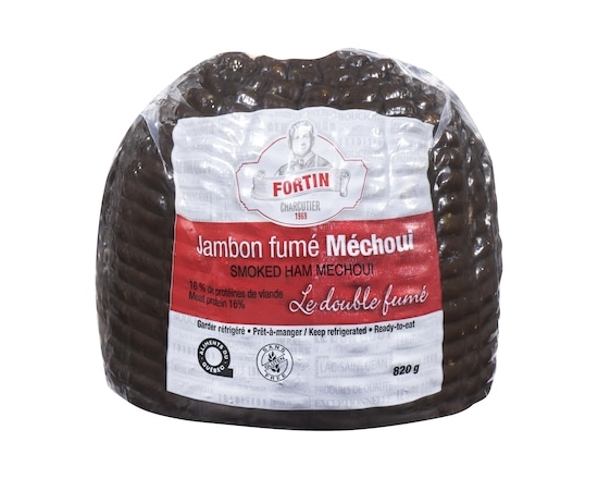 L. Fortin Jambon Fumé Méchoui Le Double Fumé - 820.0 G