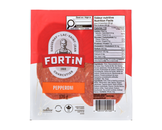 Fortin Pepperoni - 175.0 G