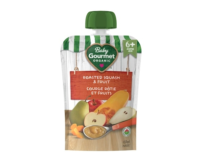 Baby Gourmet Organic Puree Roasted Squash & Fruit - 128.0 ML