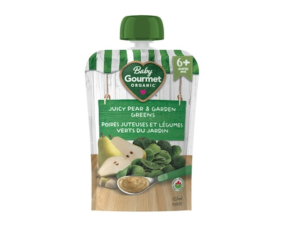 Baby Gourmet Juicy Pear & Garden Greens - 128 ML