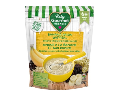 Baby Gourmet Organic Cereal Banana Raisin Oatmeal - 227.0 G