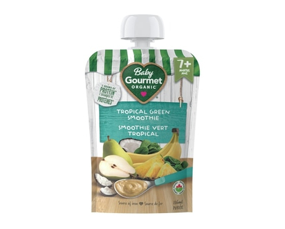 Baby Gourmet Tropical Green Smoothie - 128 ML