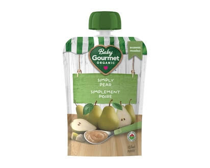 Baby Gourmet Organic Puree Simply Pear - 128.0 ML