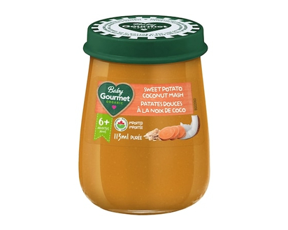 Baby Gourmet Sweet Potato Coconut Mash - 113 ML