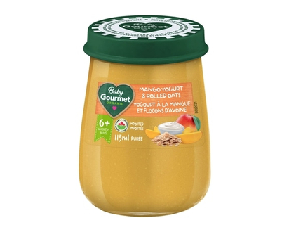 Baby Gourmet Yogourt à la mangue et flocons d'avoine - 113 ML