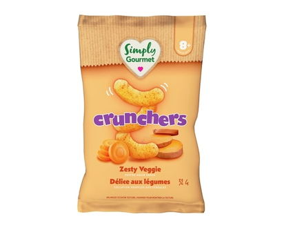 Baby Gourmet Zesty Veggie Crunchers baby snack - 32.0 G