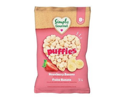 Baby Gourmet Strawberry Banana Puffies baby snack - 32.0 G