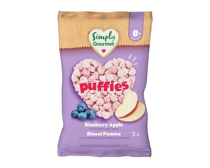 Baby Gourmet Blueberry Apple Puffies baby snack - 32.0 G