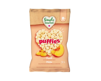 Baby Gourmet Simply Gourmet Peach Puffies baby snack - 32.0 G