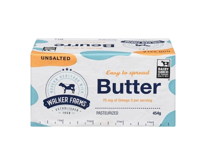 WALKER FARMS Butter Unsalted - 454.0 G