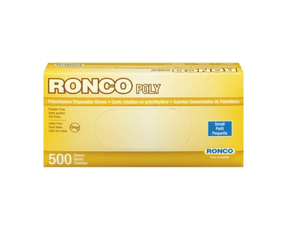 Disposable Glove, Small, Clear - 500.0 EA