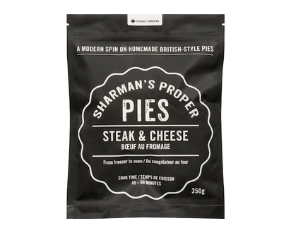 Sharman's Proper Pies Steak & Cheese - 350.0 G
