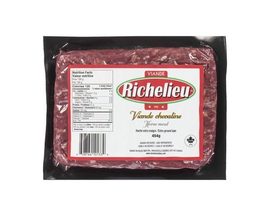 Viande chevaline haché extra maigre - 454.0 G