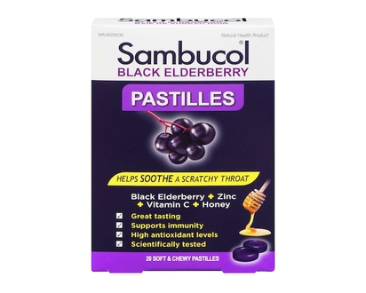 Black Elderberry Pastilles 20 Soft & Chewy Pastilles - 20.0 EA