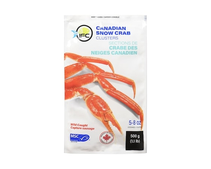 IFC seafood Sections de crabe des neiges canadien capture sauvage - 500.0 G
