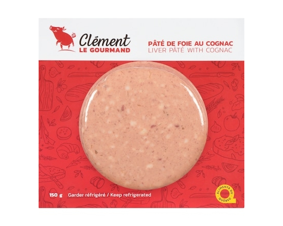 Clement le Gourmand Pâté de foie au cognac - 150.0 G