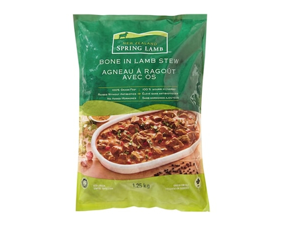 New Zealand Bone in Lamb Stew - 1.25 KG