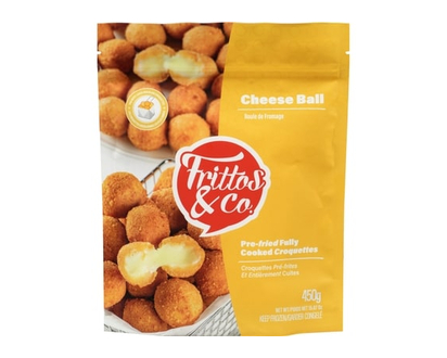 FRITTOS & CO Pre-Fried Fully Cooked Croquettes Cheese Ball - 1.0 EA