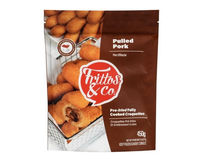FRITTOS & CO Pre-Fried Fully Cooked Croquettes Pulled Pork - 12.0 EA