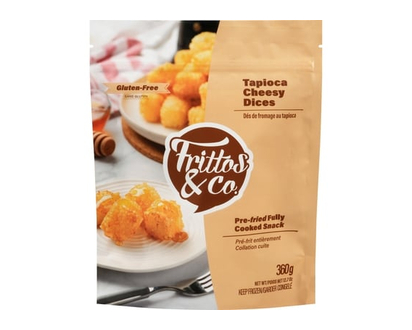 FRITTOS & CO Pre-Fried Fully Cooked Snack Tapioca Cheesy Dices - 1.0 EA