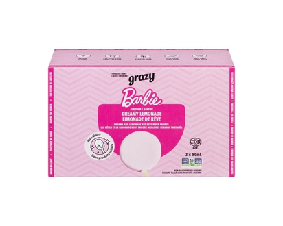 GRAZY Non-Dairy Frozen Dessert Dreamy Lemonade Barbie Flavour - 90.0 ML